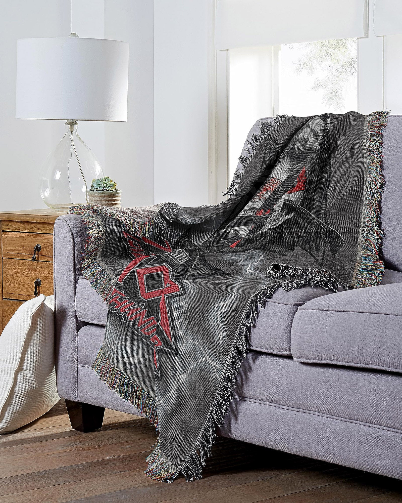 Northwest Thor Woven Tapestry Throw Blanket, 48" x 60", Thors Axe