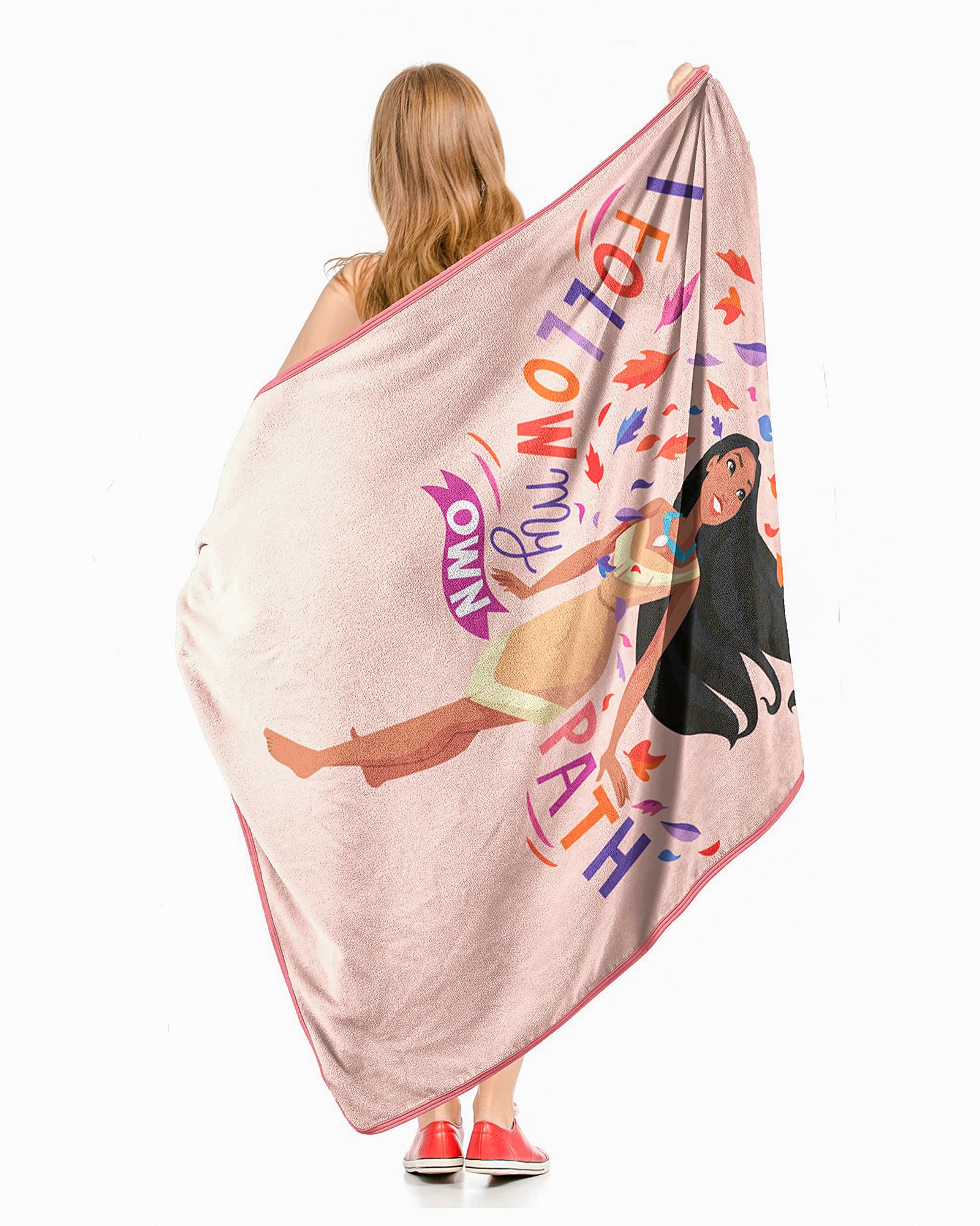 Disney Princess Pocahontas Blanket Follow Your Path Silk Touch Throw 46" x 60"