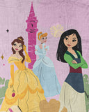 Northwest Disney Princess Micro Raschel Throw Blanket, 46" x 60", Be True