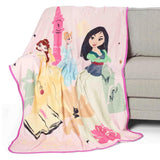 Northwest Disney Princess Micro Raschel Throw Blanket, 46" x 60", Be True