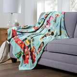 Northwest Disney 100 Silk Touch Throw Blanket, 50" x 60", Years of Wonder
