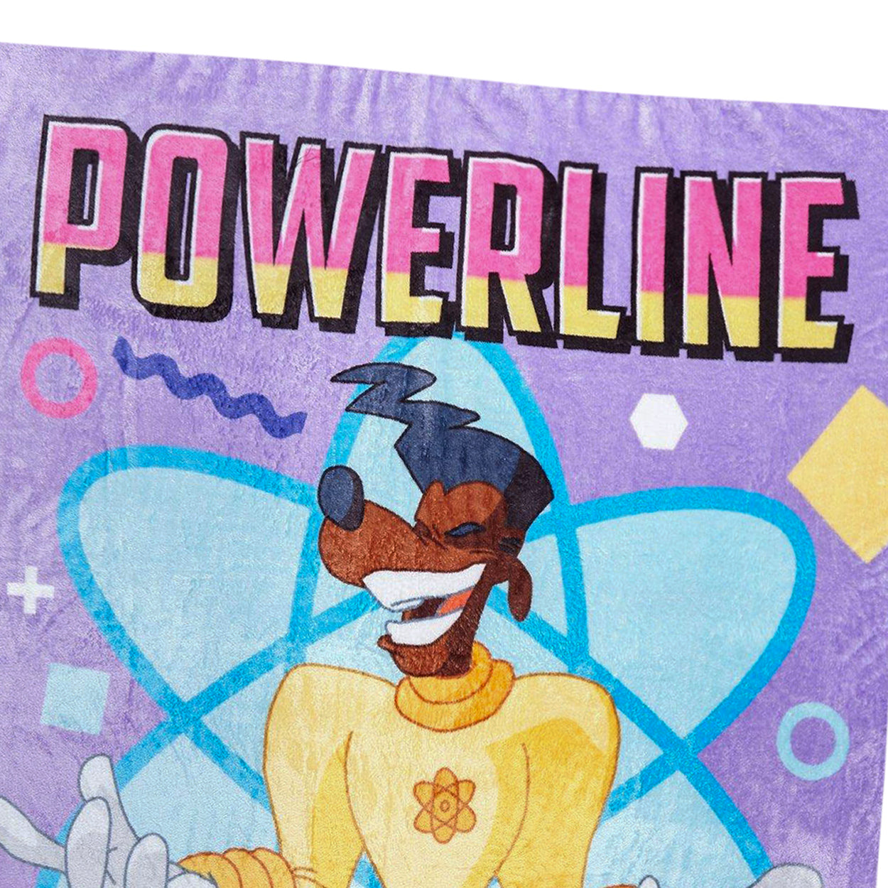 Disney Blanket A Goofy Movie Powerline Stand Out Tour 95' Retro Throw 48"X60"