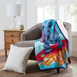 Disney Sitich Blanket Stitch 626 Double Sided Silk Touch Lap Blanket 46" x 60"