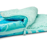Disney Princess The Little Mermaid Slumber Bag Cloud Touch Zip Up Throw Blanket