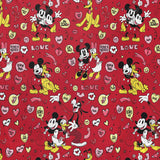 Northwest Mickey Mouse Silk Touch Throw Blanket, 50" x 70", I Love Us