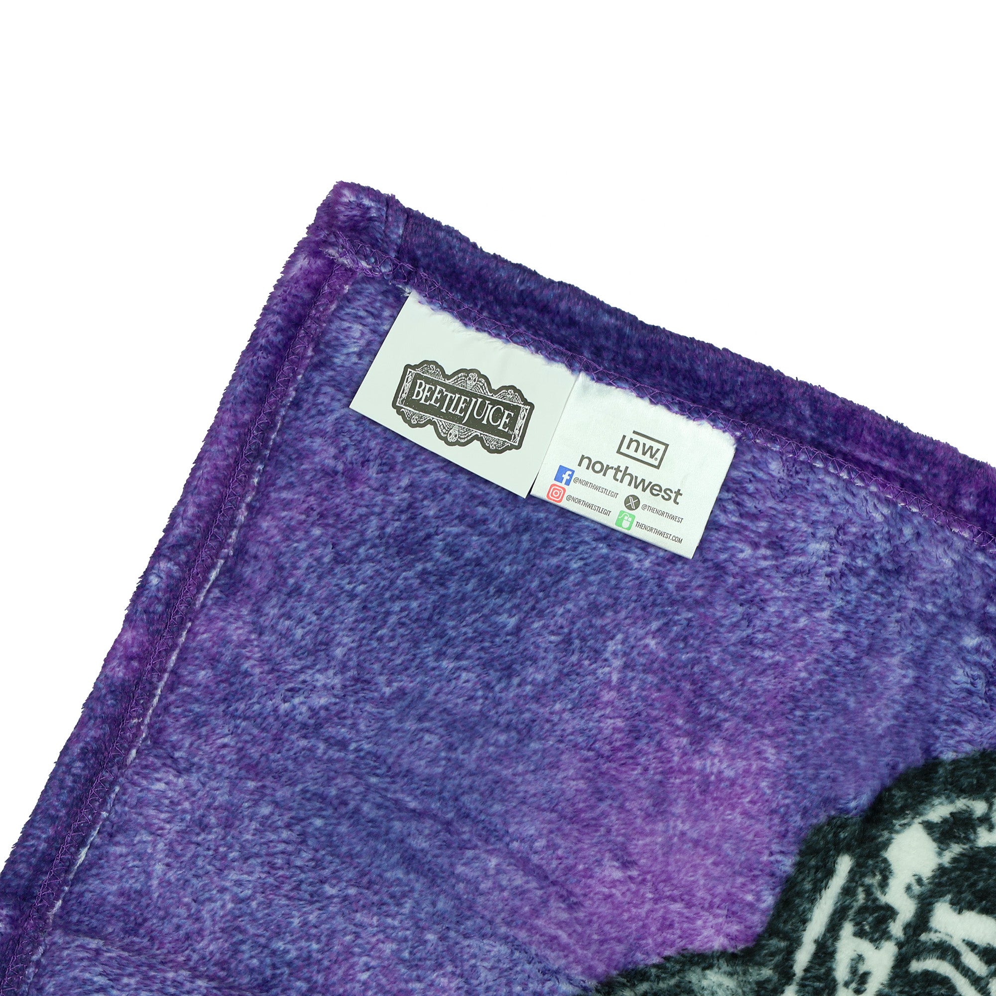 Beetlejuice Blanket Sandworm's Spider's Skull's Bat's Throw 45"X60"