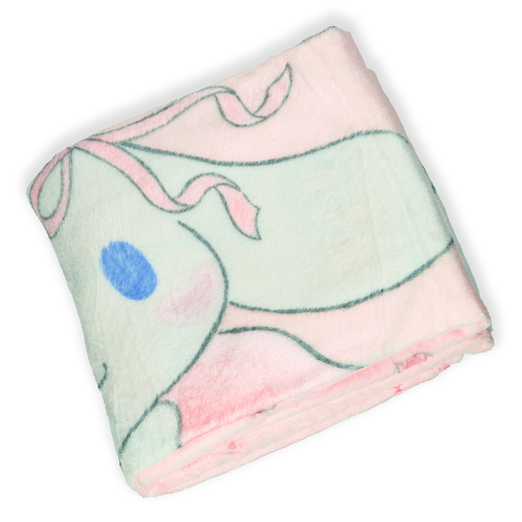 Sanrio Hello Kitty And Friends Throw Blanket Cinnamoroll Cupcake Hearts 46"X60"