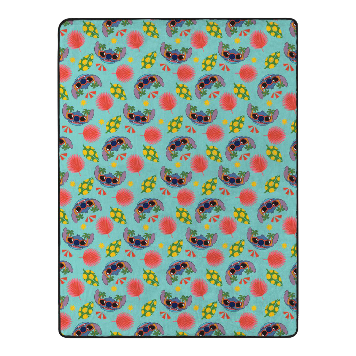 Disney Stitch Kaua'i Hawaii Double Sided Silk Touch Throw Blanket 50" x 70"