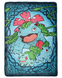 Pokemon Bulbasaur Evolutions Throw Blanket 46" x 60" Soft Fleece Throw Blanket