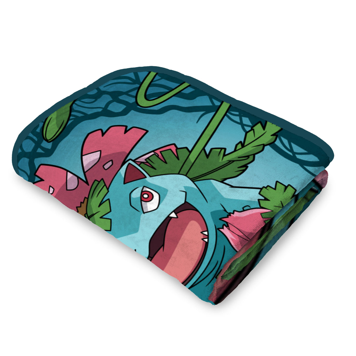 Pokemon Bulbasaur Evolutions Throw Blanket 46" x 60" Soft Fleece Throw Blanket
