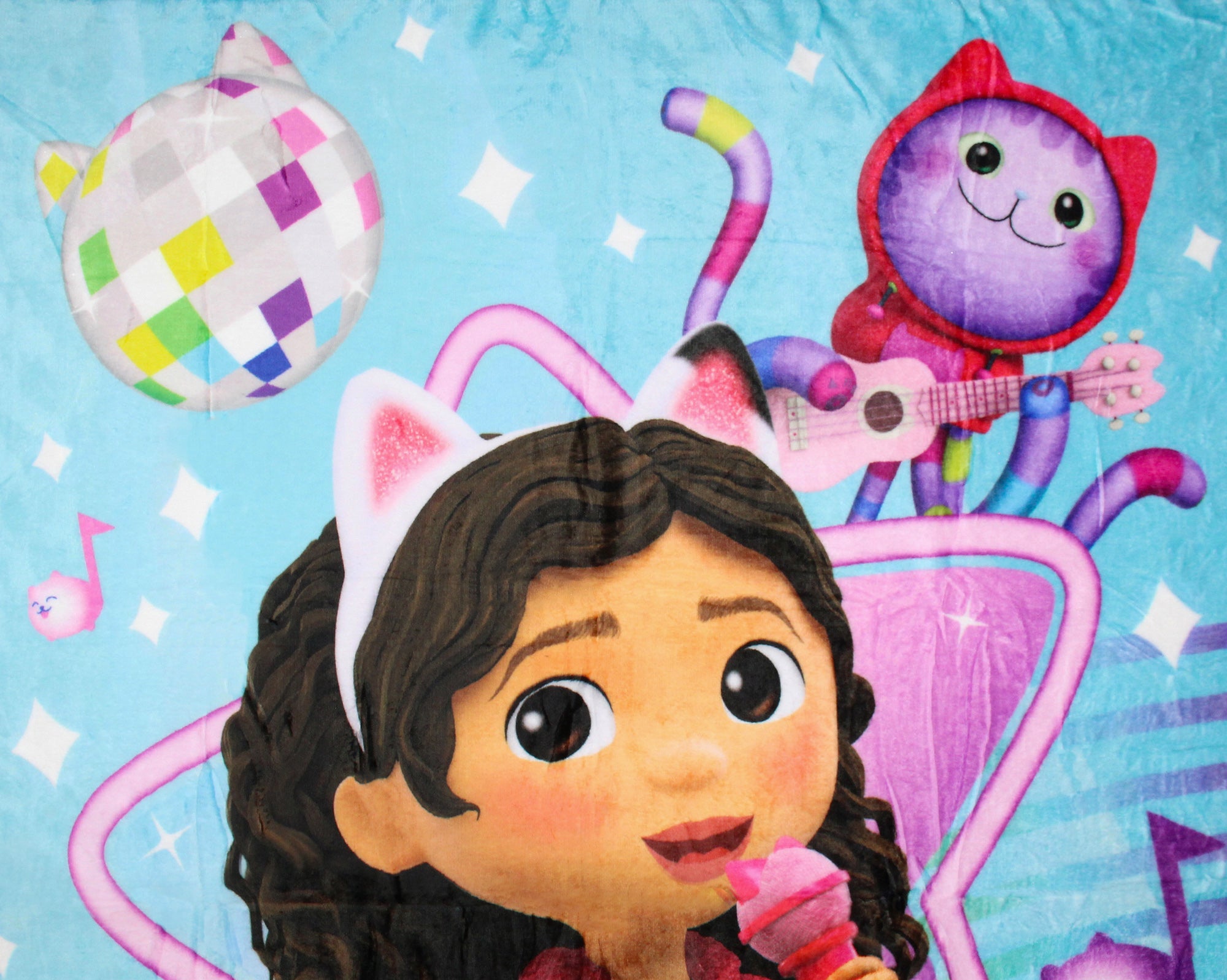 Gabby's Dollhouse Gabby Cats Concert 46"x60" Cute Soft Fleece Throw Blanket