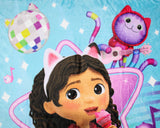Gabby's Dollhouse Gabby Cats Concert 46"x60" Cute Soft Fleece Throw Blanket