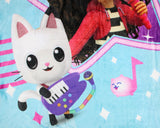 Gabby's Dollhouse Gabby Cats Concert 46"x60" Cute Soft Fleece Throw Blanket