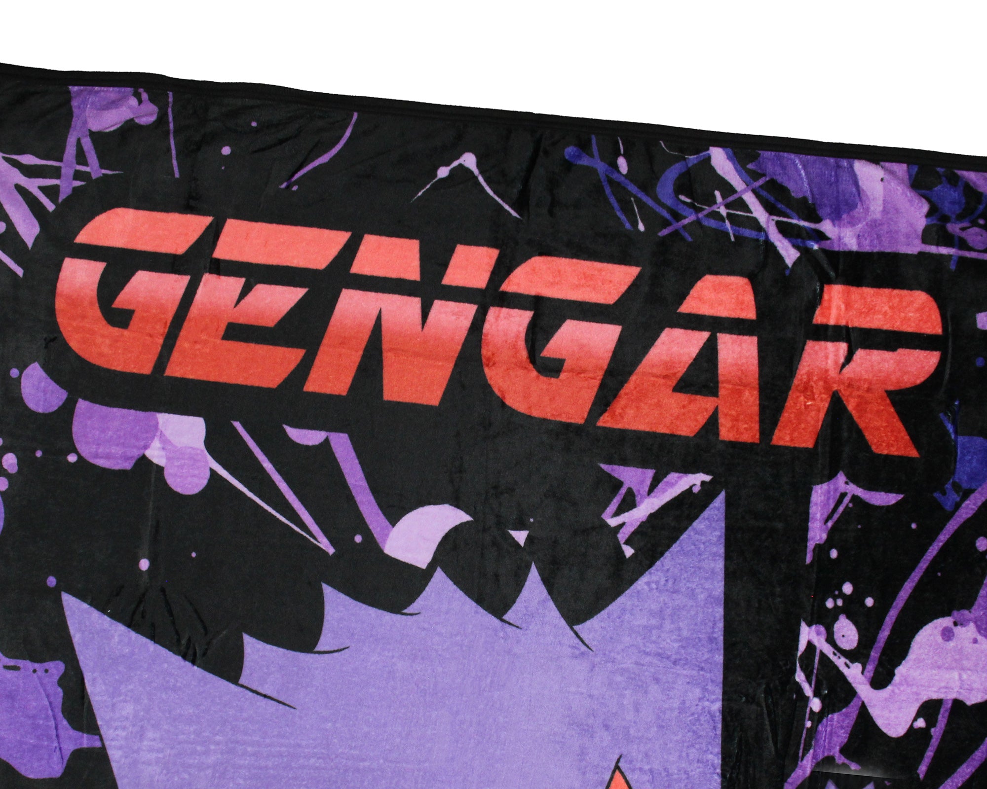 Pokemon Gengar Trading Card Throw Blanket 46" x 60" Soft Fleece Throw Blanket