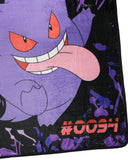 Pokemon Gengar Trading Card Throw Blanket 46" x 60" Soft Fleece Throw Blanket