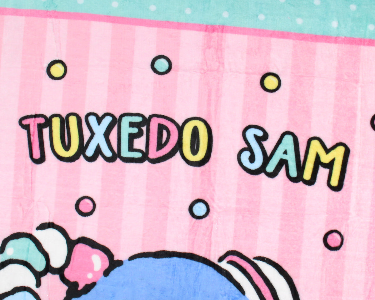 Sanrio Hello Kitty and Friends Tuxedo Sam and Chip 46"x60" Soft Fleece Throw Blanket