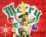 Shrek Merry Shrekmas Trio Throw Blanket 46" x 60" Soft Fleece Throw Blanket
