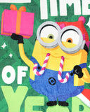 Despicable Me Minions Holiday Throw Blanket 46" x 60" Soft Fleece Throw Blanket