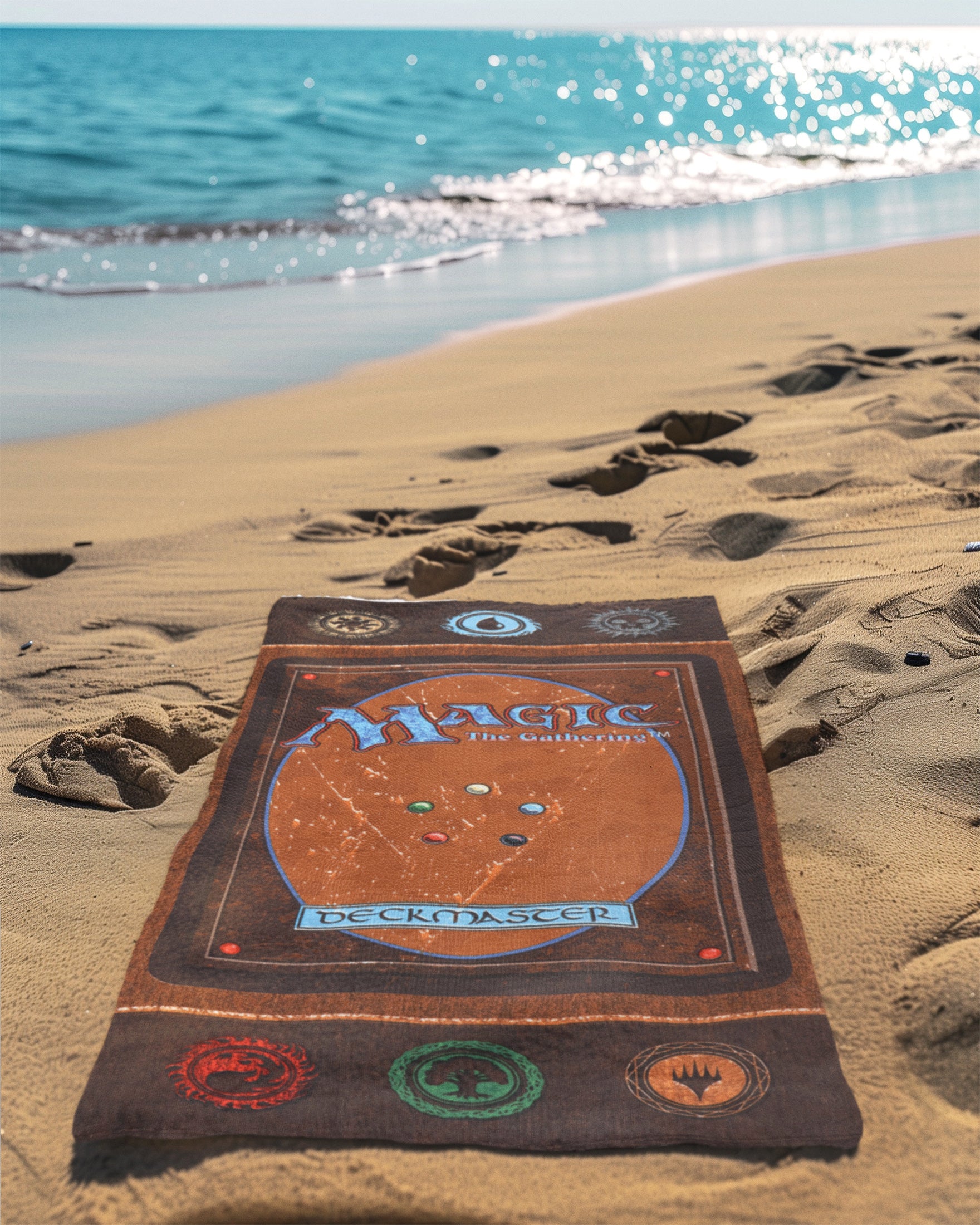 Magic The Gathering Beach Towel Booster Cards Deck Pack Game Retro 30"x60"