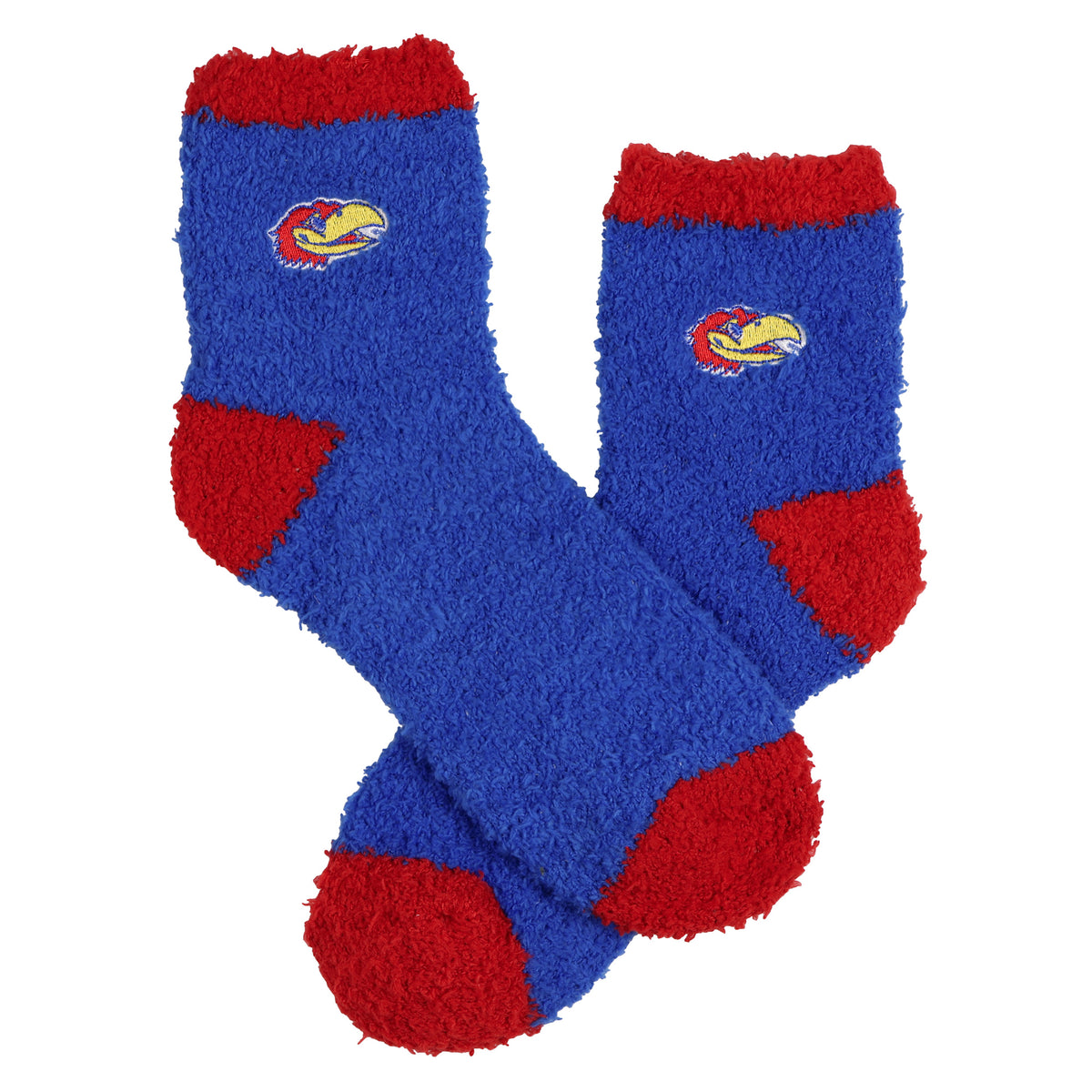 University Collegiate Socks Logo Design Adult Fuzzy Quarter Crew Sock