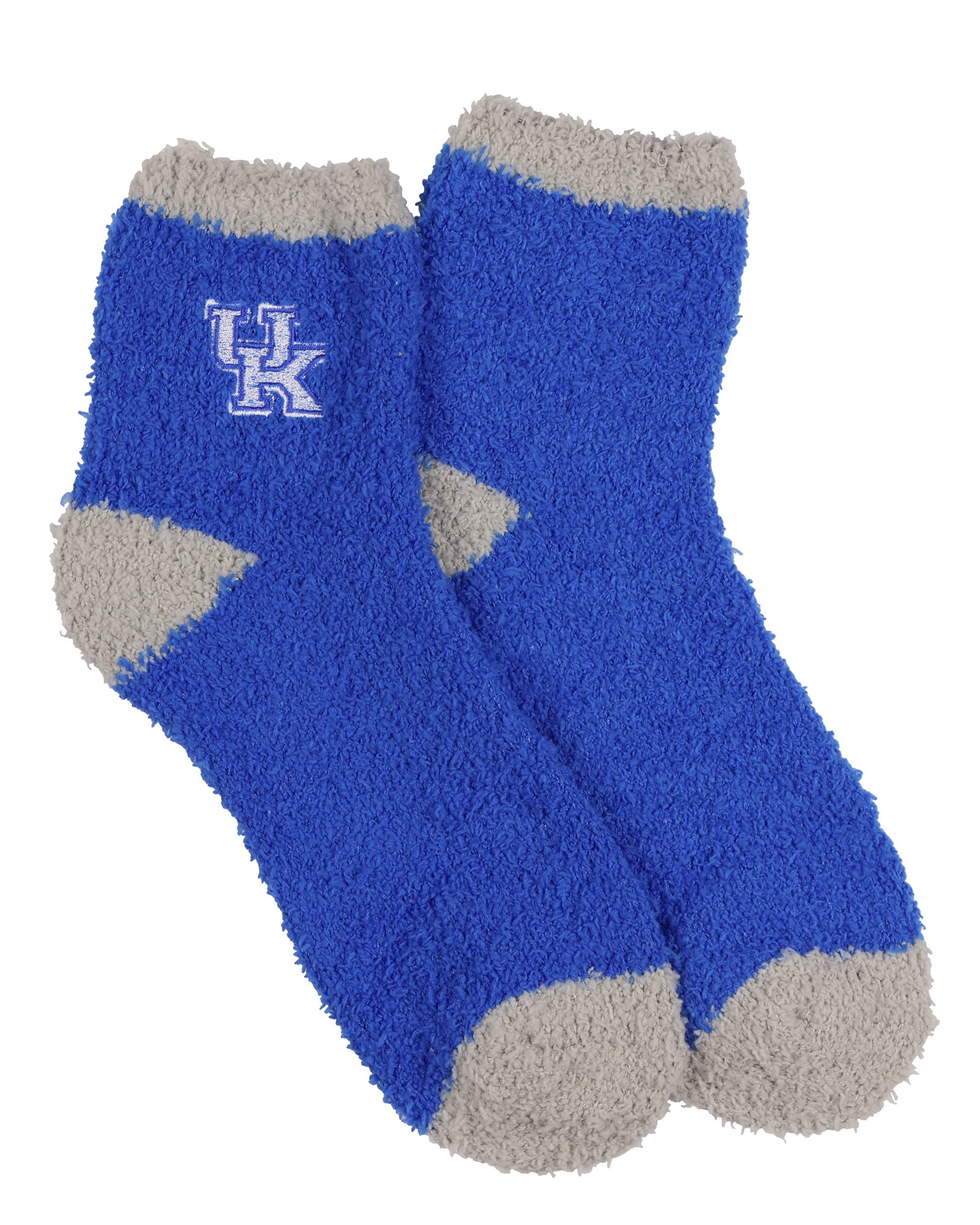 University Collegiate Socks Logo Design Adult Fuzzy Quarter Crew Sock