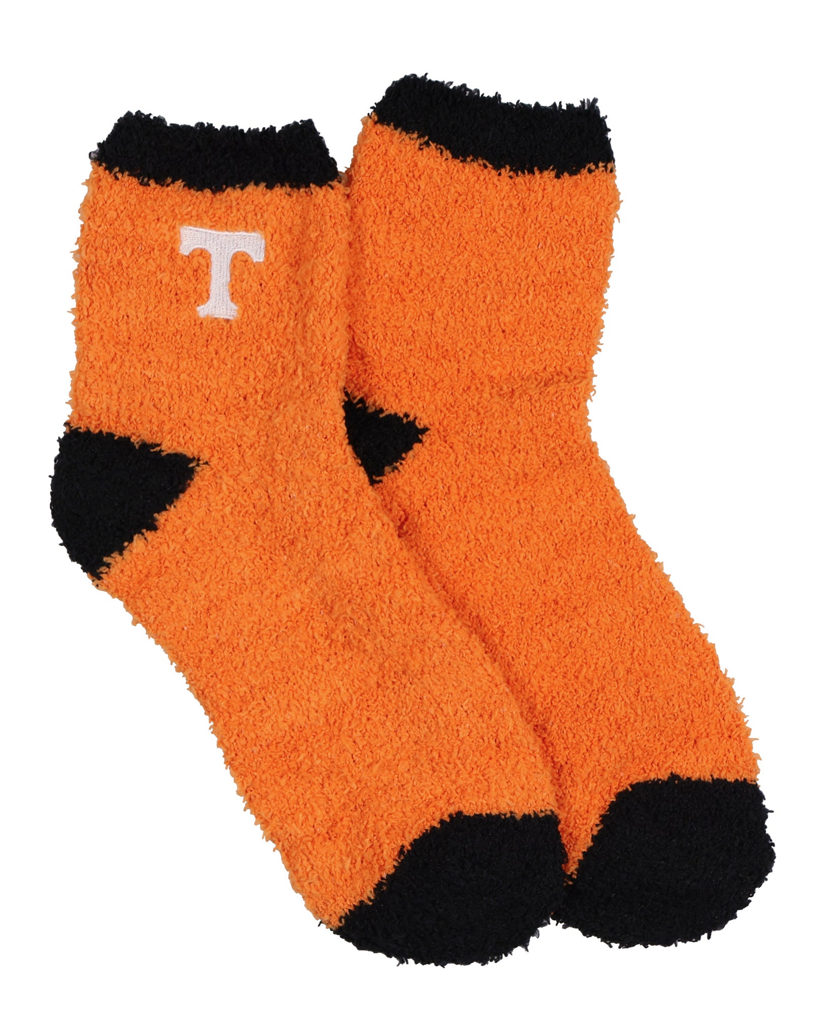University Collegiate Socks Logo Design Adult Fuzzy Quarter Crew Sock