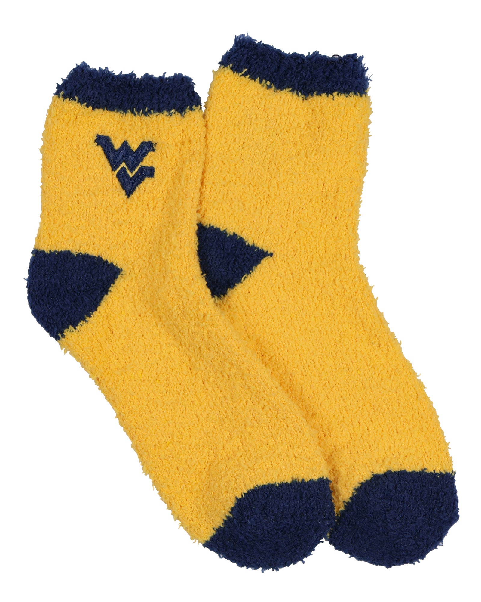 University Collegiate Socks Logo Design Adult Fuzzy Quarter Crew Sock