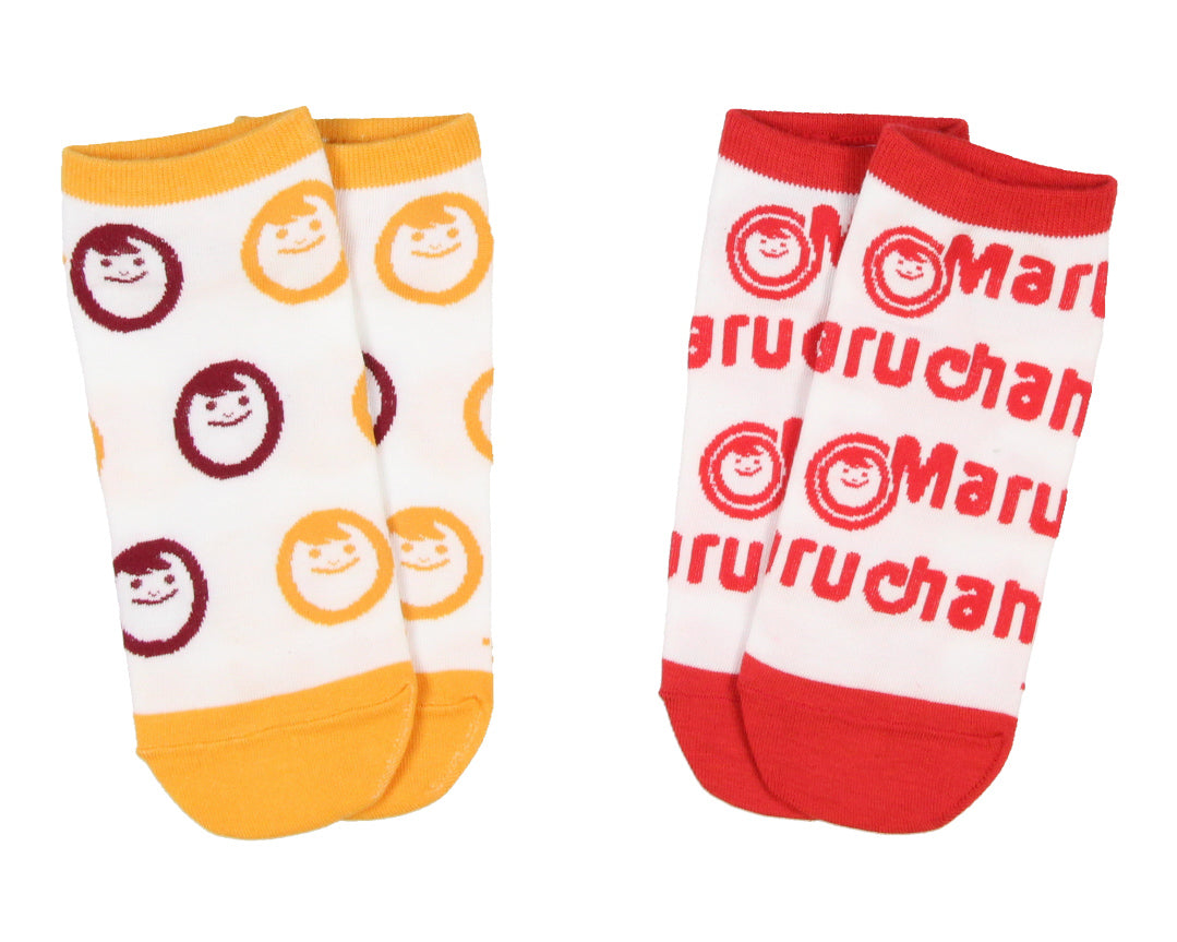 Maruchan Ramen Noodles Face Logo Adult 5 Pair No-Show Socks