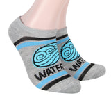 Avatar The Last Airbender Elements No-Show Ankle Socks 5 Pair