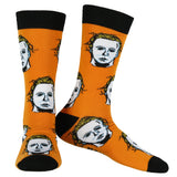 Halloween II Socks Men's Michael Myers 2-Pair Horror Novelty Crew Socks