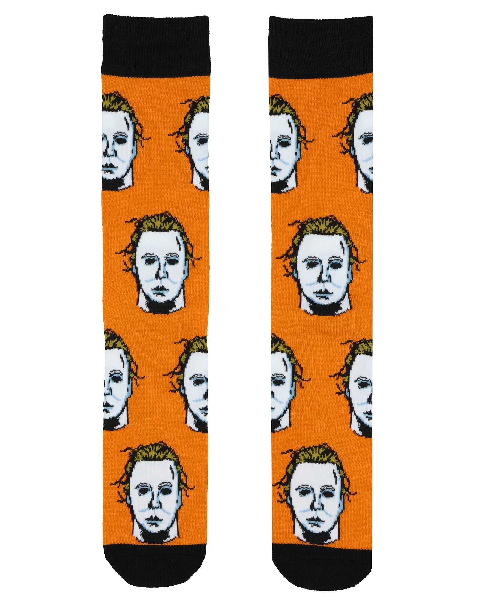 Halloween II Socks Men's Michael Myers 2-Pair Horror Novelty Crew Socks
