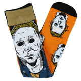 Halloween II Socks Men's Michael Myers 2-Pair Horror Novelty Crew Socks