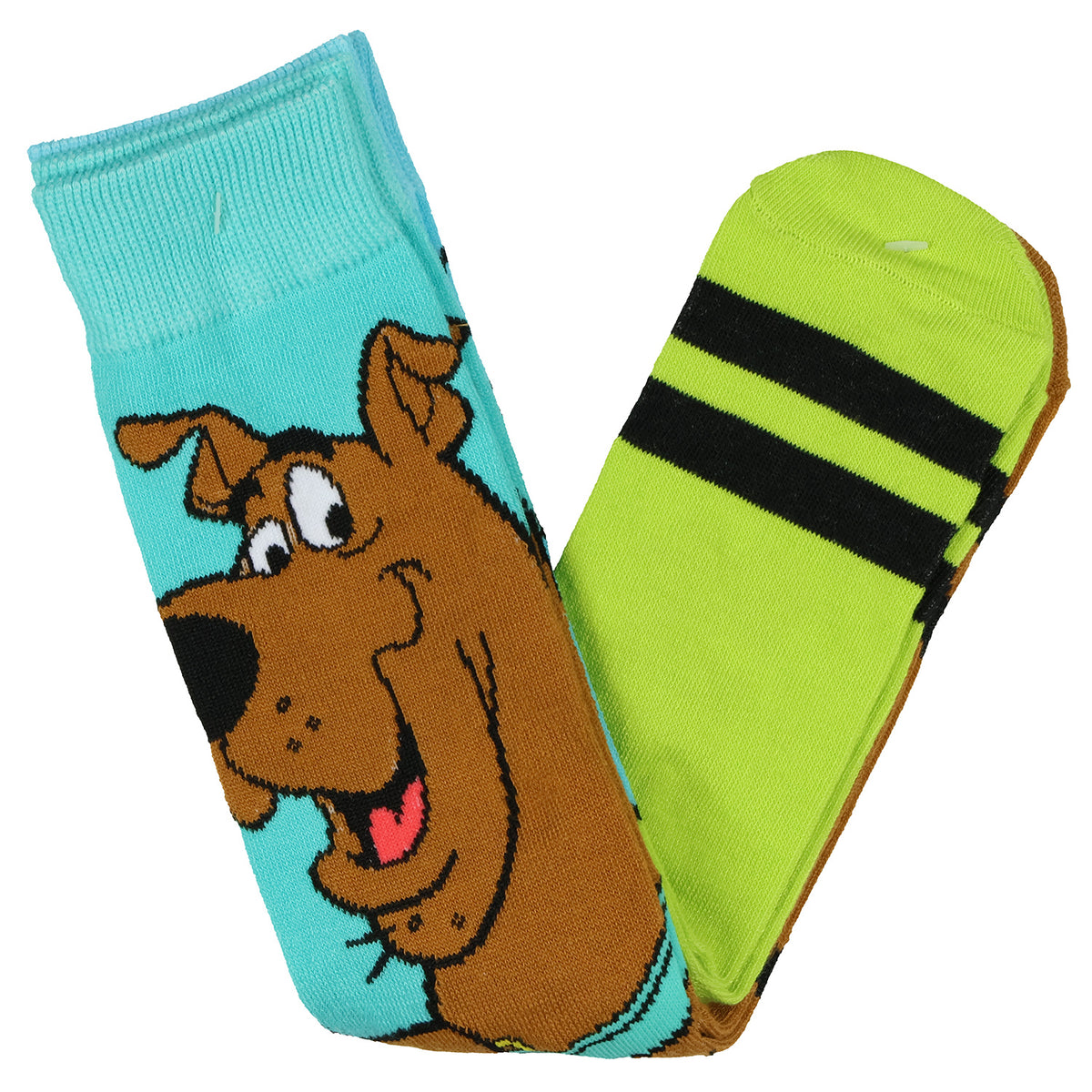Scooby-Doo Socks Men's Shaggy and Scooby 2-Pair Mid-Rise Crew Socks
