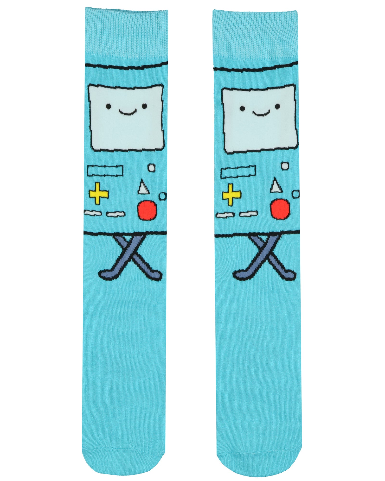 Adventure Time Socks Men's 3 Pairs Jake Finn BMO Mid Calf Crew Sock