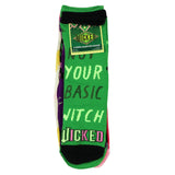 Wicked Not Your Basic Witch Women's Musical Movie Inspired 5-Pack Ankle Socks