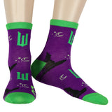 Wicked Not Your Basic Witch Women's Musical Movie Inspired 5-Pack Ankle Socks