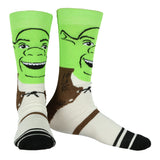Dreamworks Shrek Socks Men's Character Face Designs 5-Pair Crew Socks
