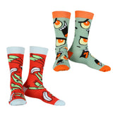 SpongeBob Squarepants Socks Men's Allover Character Designs 7-Pair Crew Sock Set