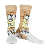 Spongebob SquarePants Socks Men's Character Face Designs 7-Pair Crew Socks