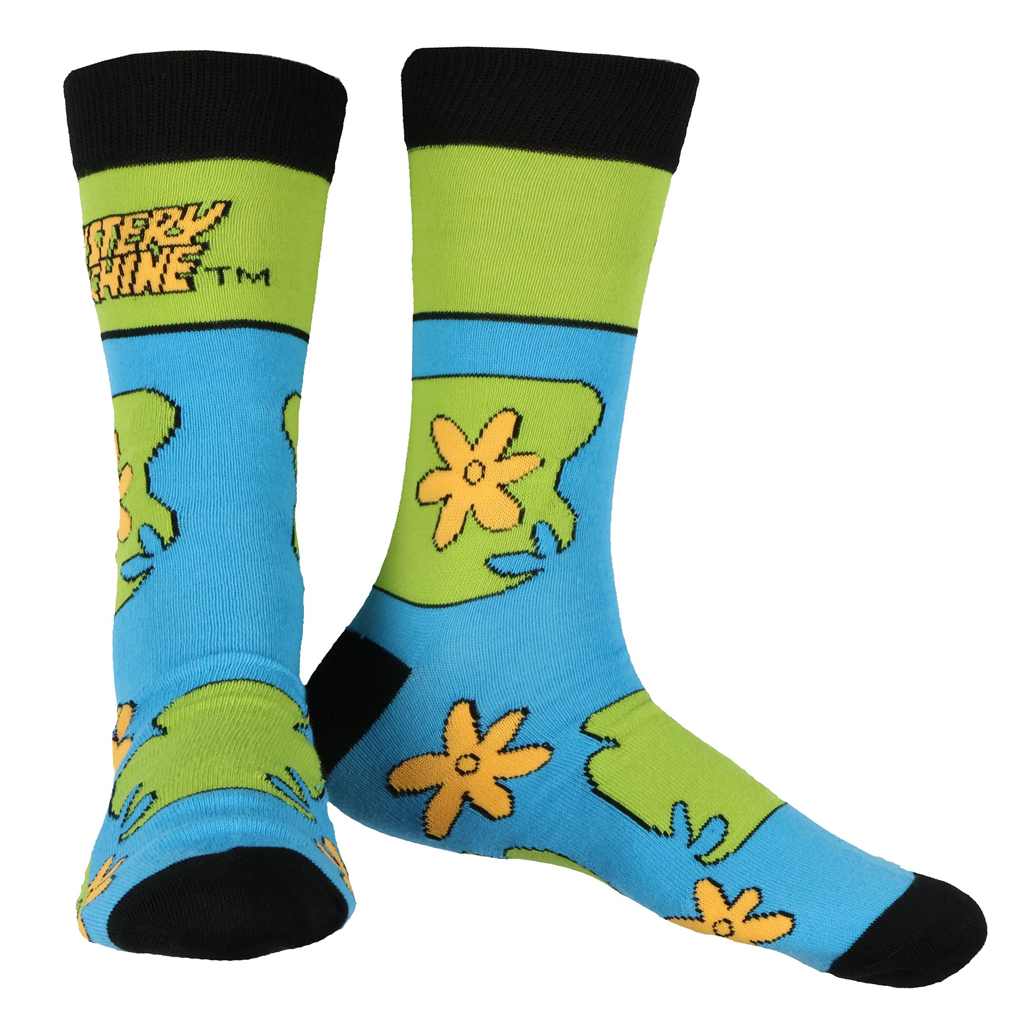 Scooby-Doo! Socks Men's 3-Pair Crew Socks with Mystery Machine Gift Box