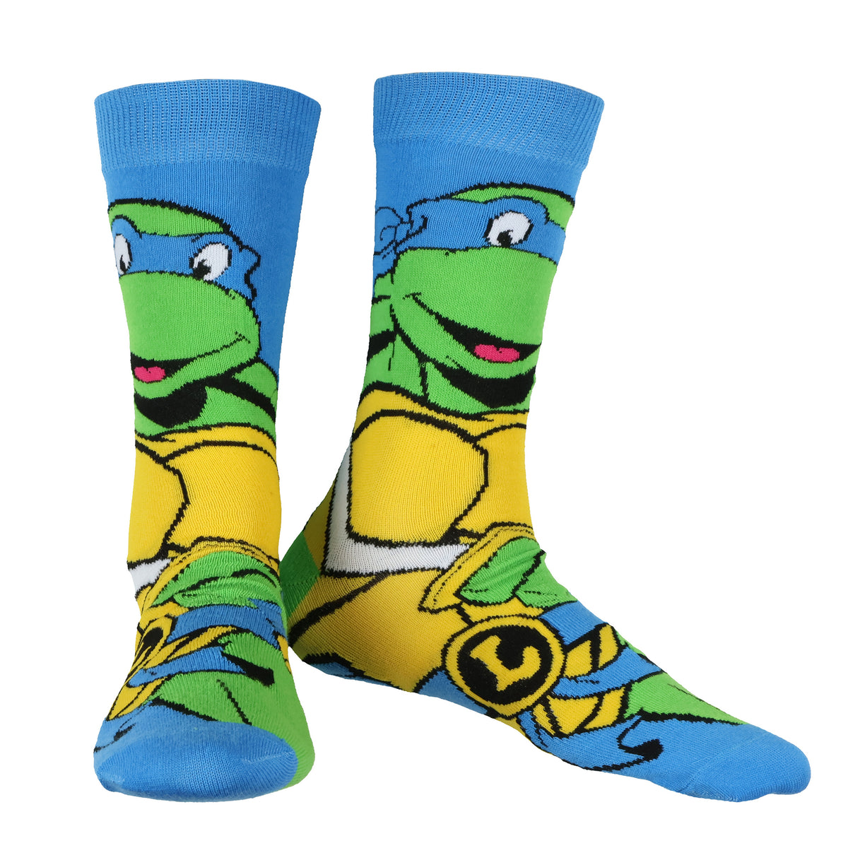 Teenage Mutant Ninja Turtles Adult 6 Pair Crew Socks in Pizza Gift Box (6-12)