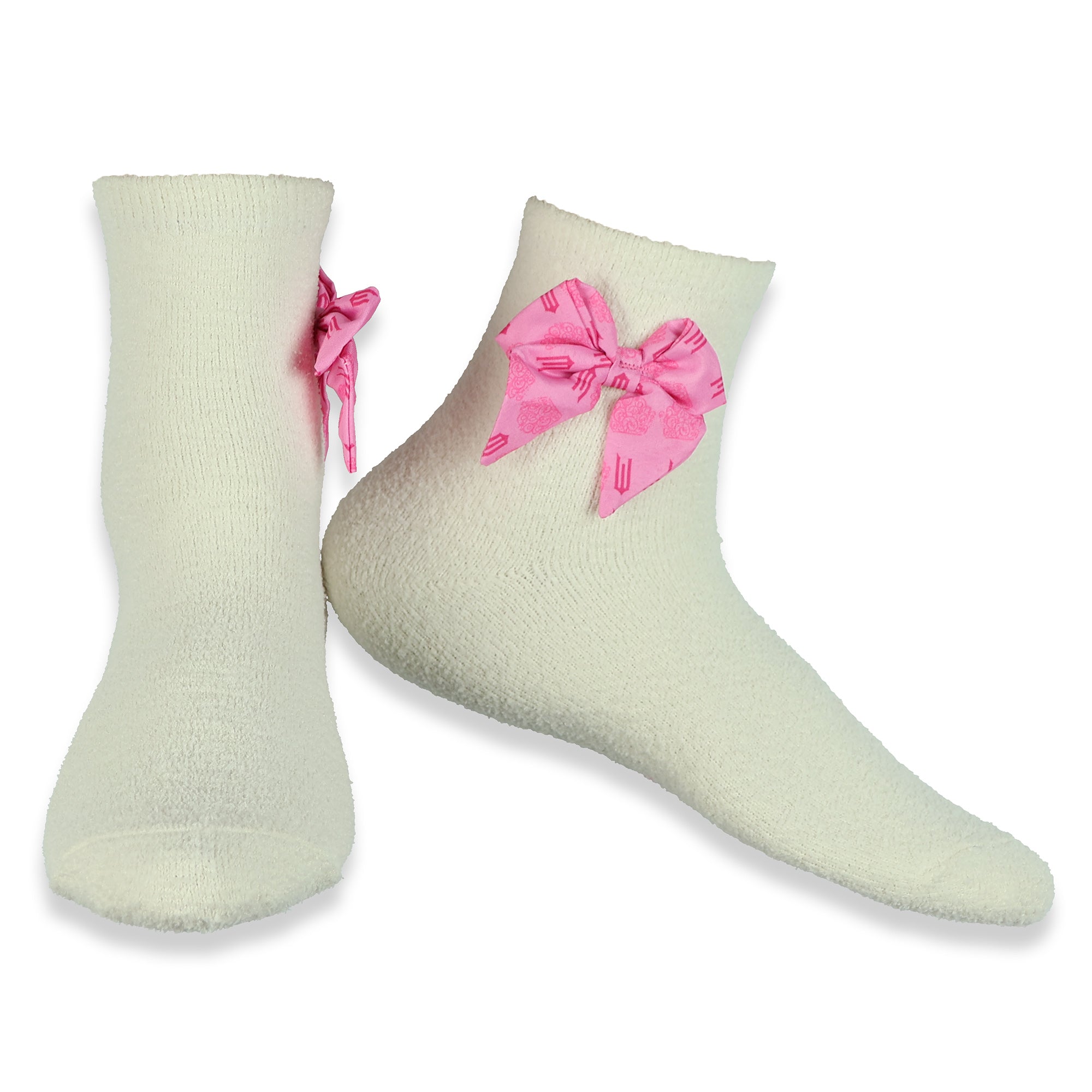 Wicked Elphaba and Glinda Women's 4 Pair Micro Cozy Socks in Cosmetic Bag 4-10