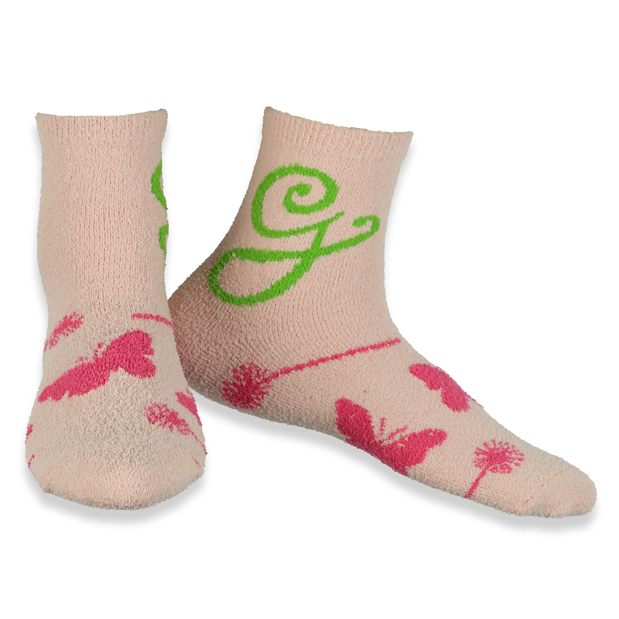Wicked Elphaba and Glinda Women's 4 Pair Micro Cozy Socks in Cosmetic Bag 4-10
