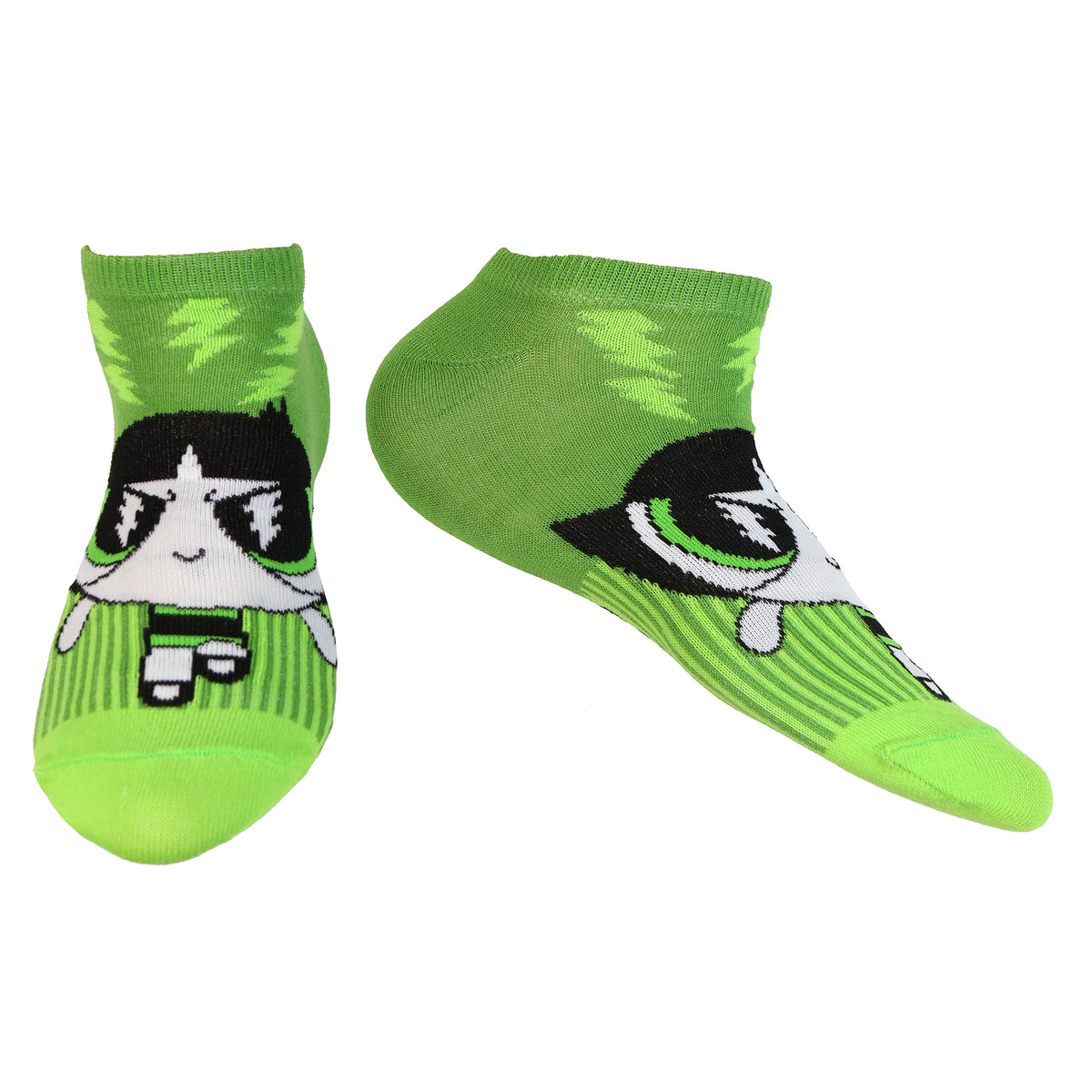 Powerpuff Girls Assorted Designs Women's 5-Pack No Show Ankle Socks
