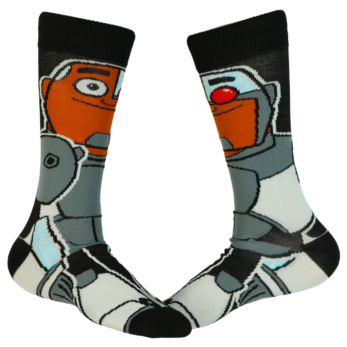 DC Comics Teen Titans Go! Crew Socks Men's Superhero Character 5 Pair OSFM