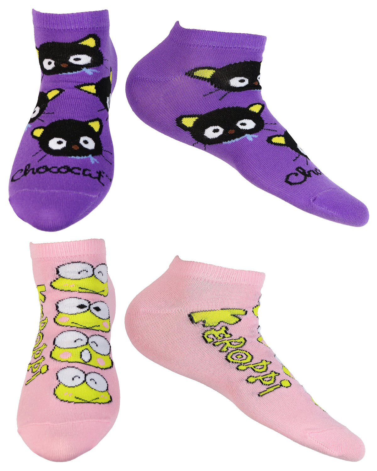 Hello Kitty and Friends Socks Women's No Show Sock 5 Pair in Cosmetic Bag