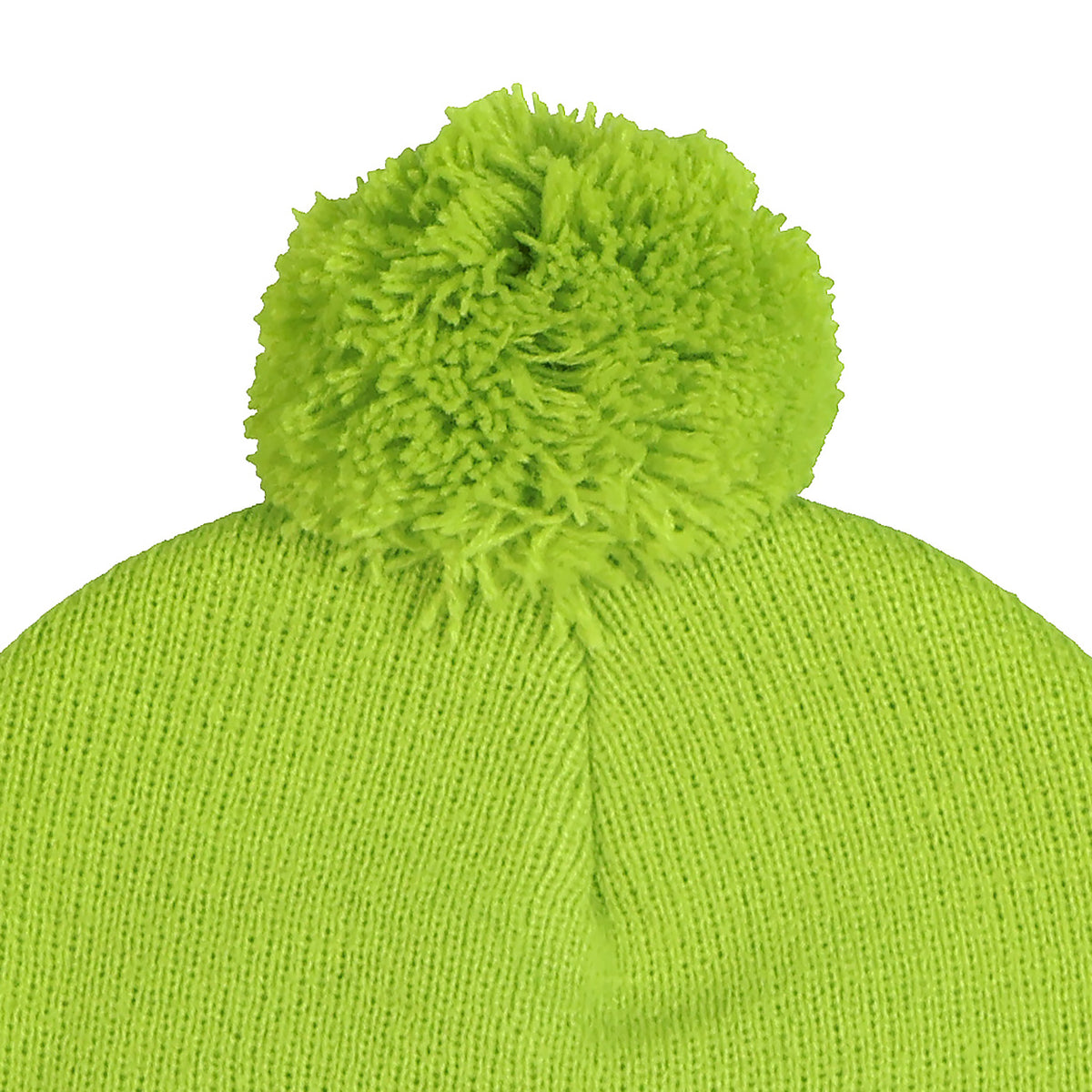 Dr. Seuss The Grinch Beanie Adult Embroidered Cuff Knit Ribbed Hat with Pom Pom