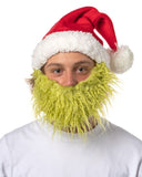 Dr. Seuss GRINCH Who Stole Christmas Knitted Grinch Bearded Santa Hat