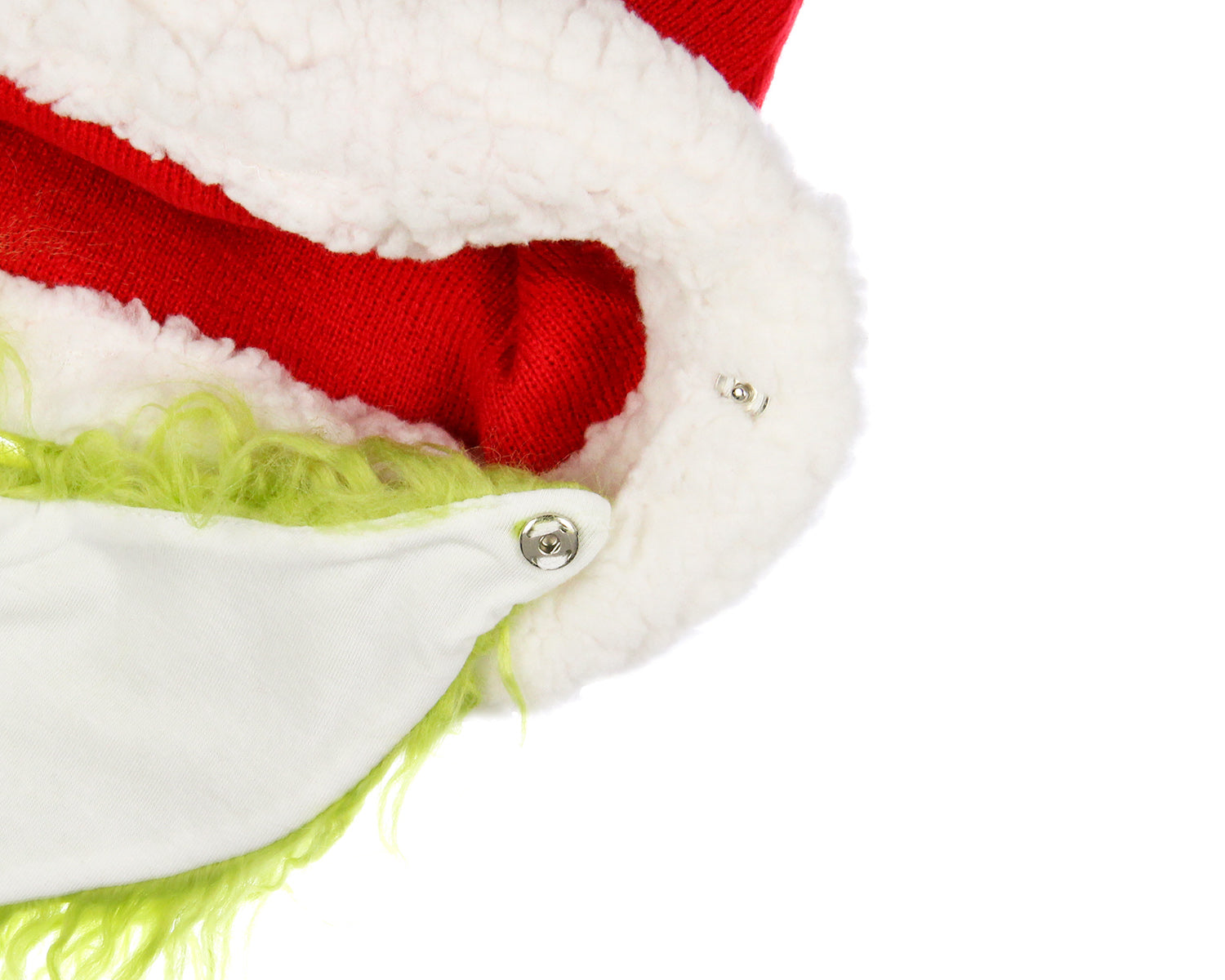 Dr. Seuss GRINCH Who Stole Christmas Knitted Grinch Bearded Santa Hat
