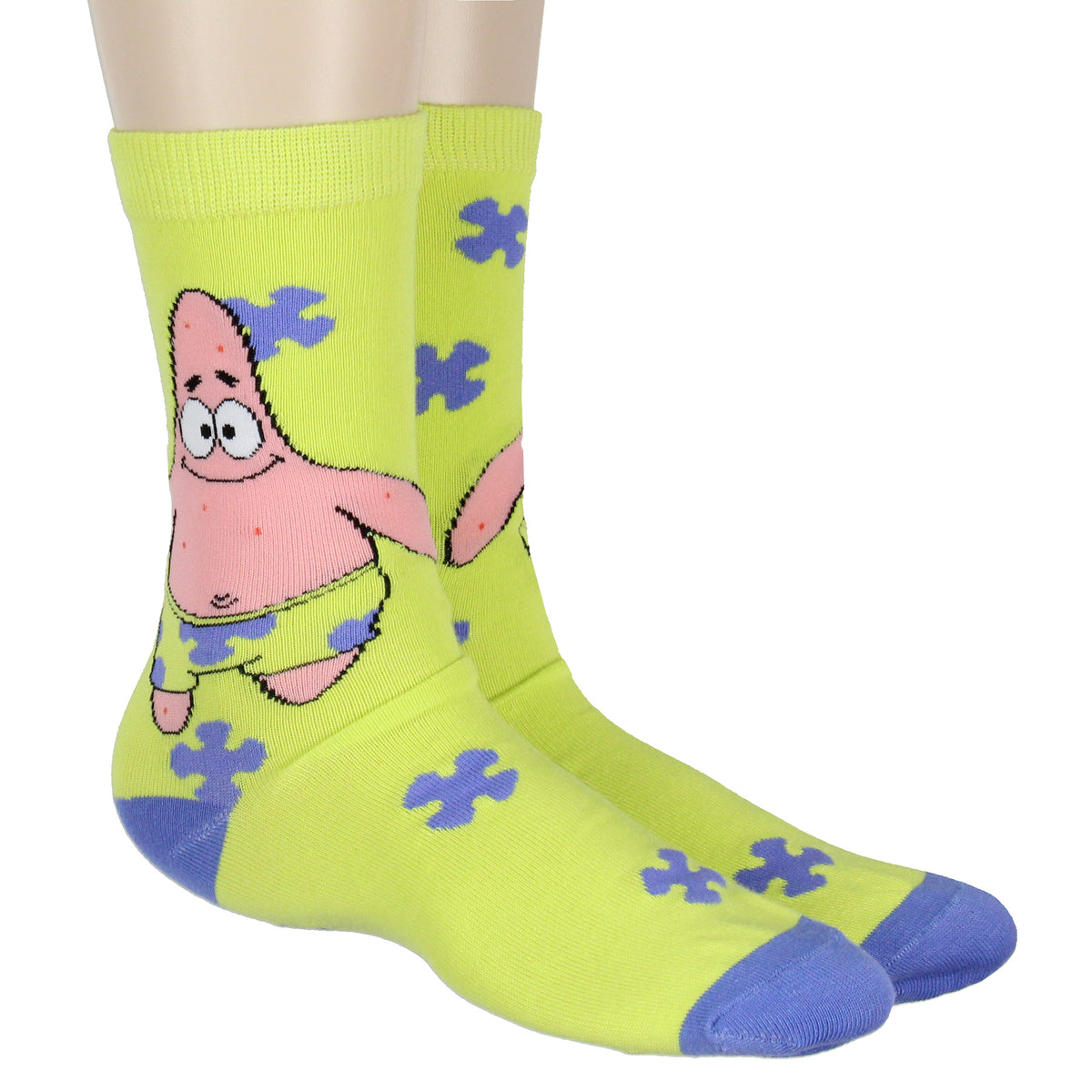 Spongebob SquarePants Socks Men's Bikini Bottom Bunch 5-Pair Crew Socks